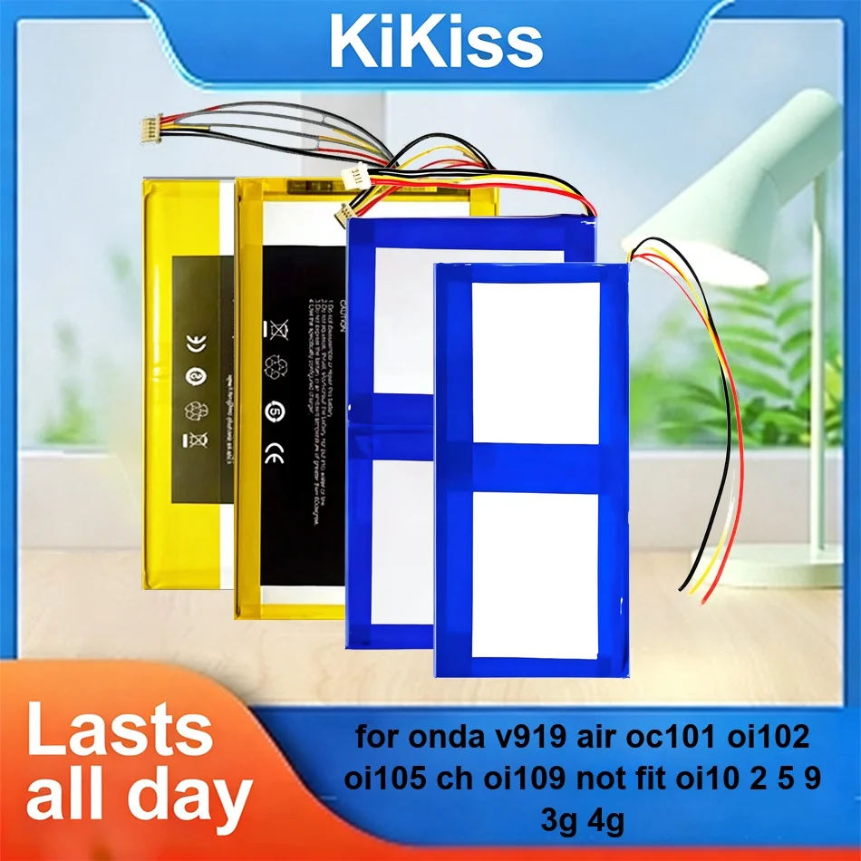 Tablet Battery Long Lasting 0-10000mAh For Onda V919 Air OC101 OI102 OI105 CH OI109 Not Fit OI10 2 5 9 3G 4G
Tablet Battery Long Lasting 0-10000mAh For Onda V919 Air OC101 OI102 OI105 CH OI109 Not Fit OI10 2 5 9 3G 4G