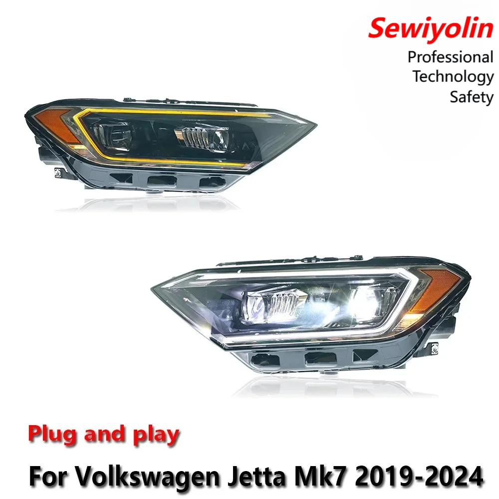 Car LED Upgrade Headlight Accessories For VW Jetta Mk7 2019-2024 DRL Brake Turn Signal Lamp Plug and Play
Car LED Upgrade Headlight Accessories For VW Jetta Mk7 2019-2024 DRL Brake Turn Signal Lamp Plug and Play