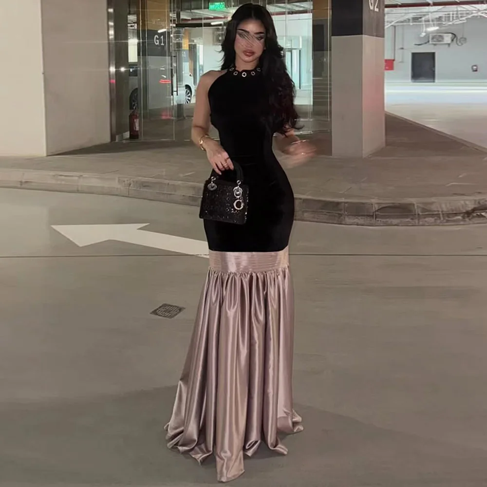 Customized Halter Sleeveless Evening Dress Fashion Elegant Backless Cocktail Dress High Quality Floor Length Celebrity Gowns
Customized Halter Sleeveless Evening Dress Fashion Elegant Backless Cocktail Dress High Quality Floor Length Celebrity Gowns