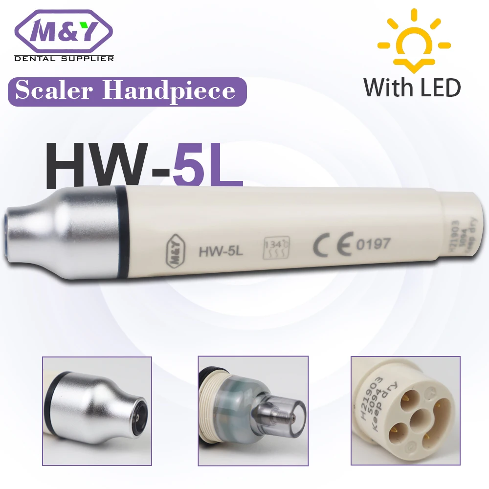 Dental Detachable Scaler Handpiece HW-5L Ultrasonic Piezo Autoclavable Professional Piezon Scaling&Periodontics dentistry tool
Dental Detachable Scaler Handpiece HW-5L Ultrasonic Piezo Autoclavable Professional Piezon Scaling&Periodontics dentistry tool