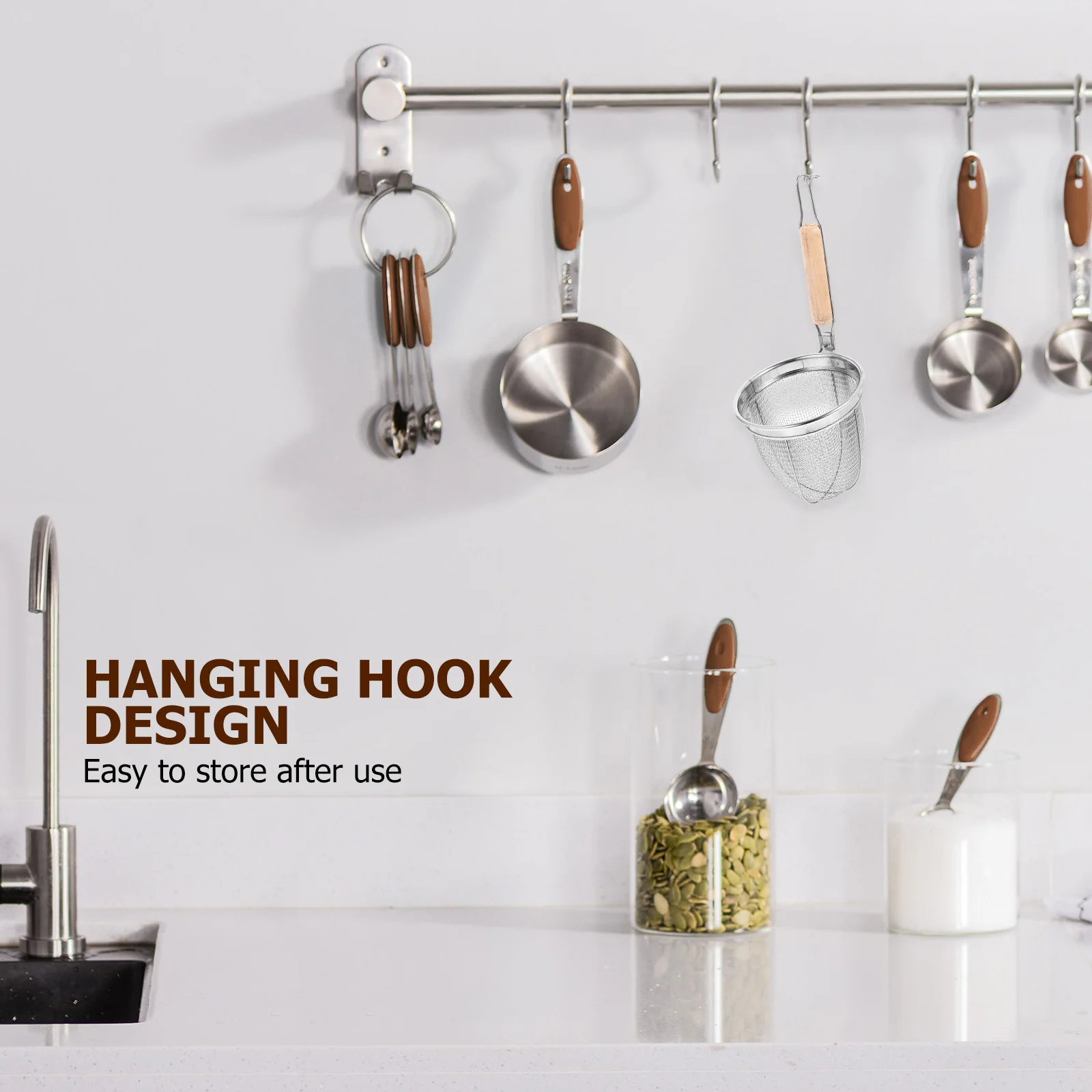 2Pcs Multifunctional Stainless Steel Noodle Strainer Kitchen Colander Cooking Supplies for Home Restaurant
2Pcs Multifunctional Stainless Steel Noodle Strainer Kitchen Colander Cooking Supplies for Home Restaurant