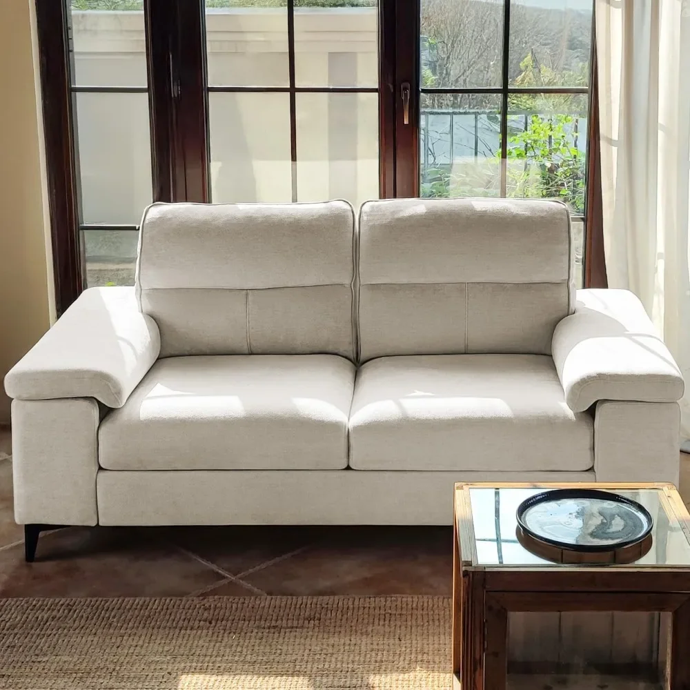 71.25" Modern Sofa Couch for Living Room, Deep Seat Sleeper Sofa with 8”Cushion, Comfy 2-Seater Chenille Loveseat Sofa
71.25" Modern Sofa Couch for Living Room, Deep Seat Sleeper Sofa with 8”Cushion, Comfy 2-Seater Chenille Loveseat Sofa