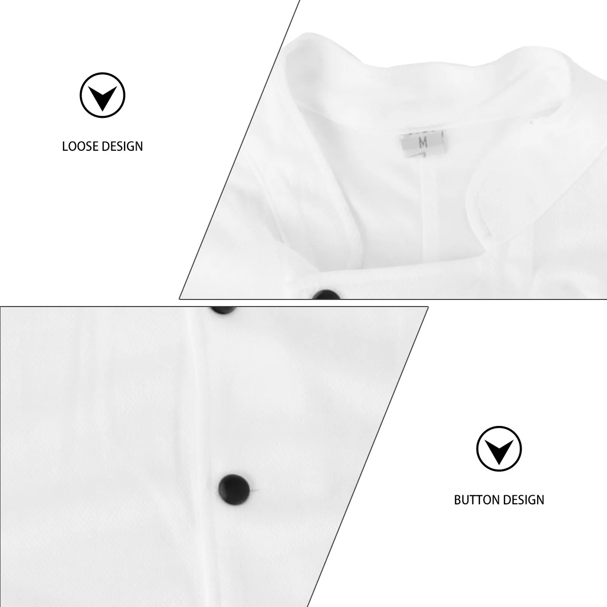 1Pcs Breathable Chef Uniform Short Sleeve Solid-Color Cook Jacket Loose Fit Comfortable Workwear Chef Jacket Short Sleeve
1Pcs Breathable Chef Uniform Short Sleeve Solid-Color Cook Jacket Loose Fit Comfortable Workwear Chef Jacket Short Sleeve