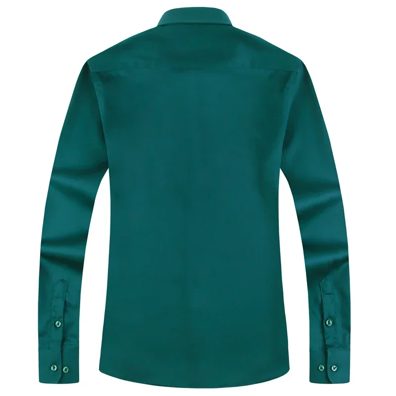 Men's Casual Shirt Brand New 100% Cotton Long Sleeve Business Shirt Chemise Homme Non-iron Easy Care Formal Solid Color Shirt
Men's Casual Shirt Brand New 100% Cotton Long Sleeve Business Shirt Chemise Homme Non-iron Easy Care Formal Solid Color Shirt