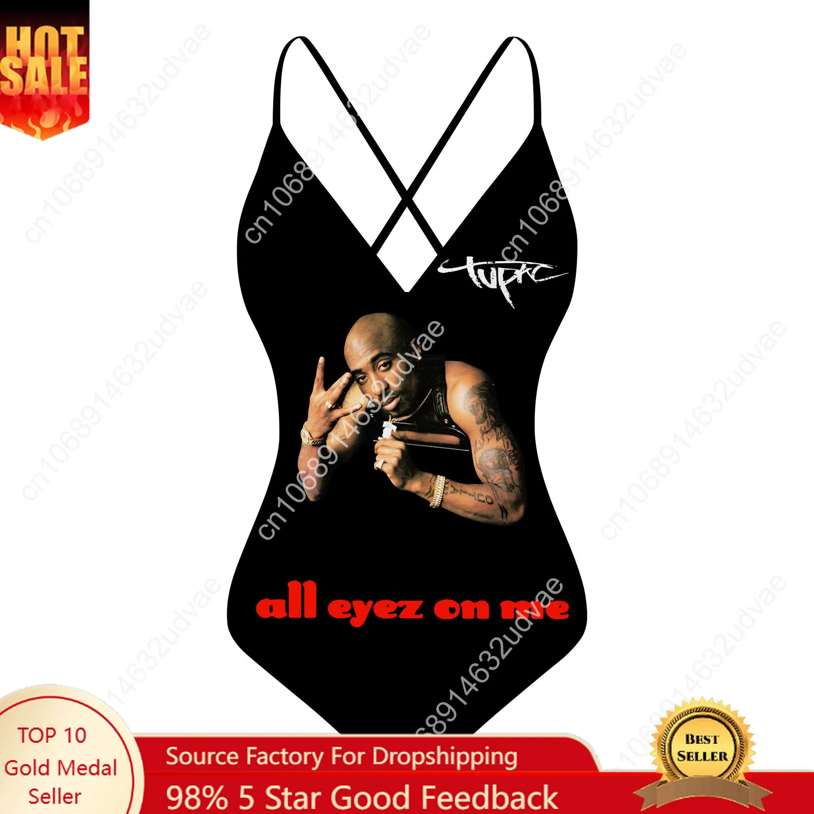 Tupac Shakur 2Pac V-neck Halter Back Swimsuit Womens Bathing Suits Personalized Bikini Pool Party Swimwear Custom Made Beachwear
Tupac Shakur 2Pac V-neck Halter Back Swimsuit Womens Bathing Suits Personalized Bikini Pool Party Swimwear Custom Made Beachwear