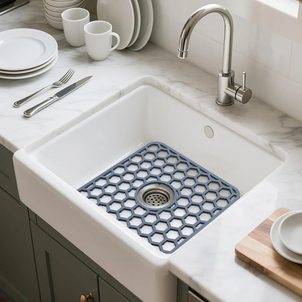 Silicone Sink Protectors Heat-Resistant Non-Slip Kitchen Sinks Silicone Sink Mat For Bottom Of Kitchen Sink Kitchen Accessories
Silicone Sink Protectors Heat-Resistant Non-Slip Kitchen Sinks Silicone Sink Mat For Bottom Of Kitchen Sink Kitchen Accessories