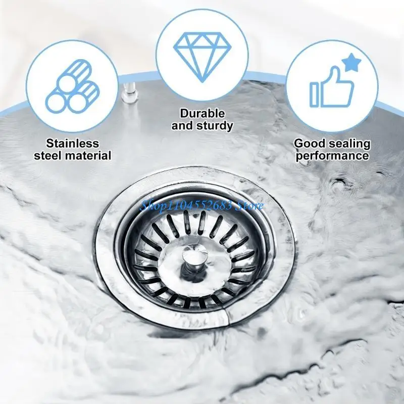 Steel Sink Stoppers Rustproof Strainer Sink Plugs for 80 to 82mm Basins Drain
Steel Sink Stoppers Rustproof Strainer Sink Plugs for 80 to 82mm Basins Drain