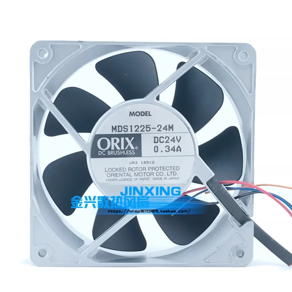 For ORIX MDS1225-24M DC 24V 0.34A 4-Wire 12025 120x120x25mm Server Cooling Fan
For ORIX MDS1225-24M DC 24V 0.34A 4-Wire 12025 120x120x25mm Server Cooling Fan