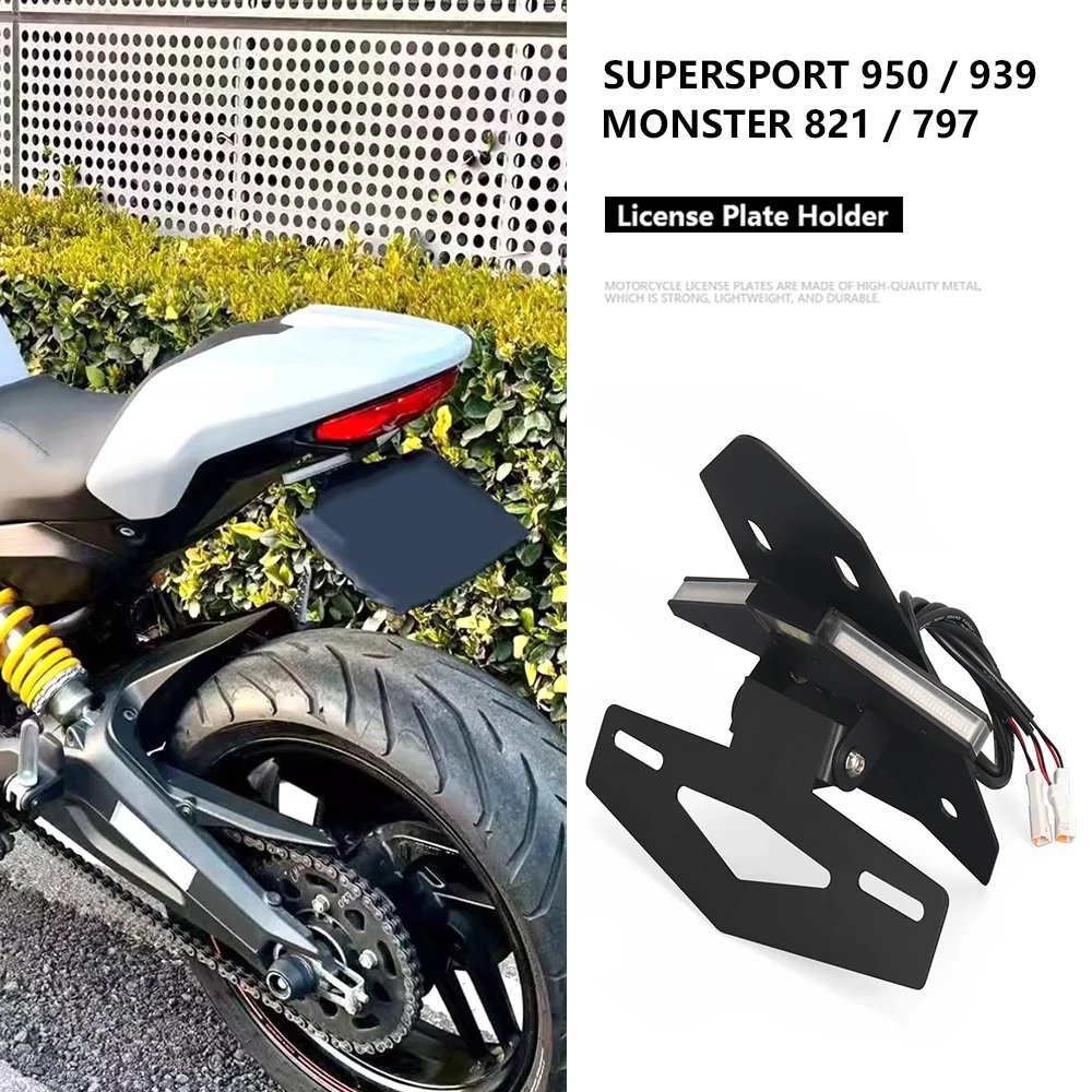 Motorcycle Accessories For DUCATI Supersport 939 950 Monster 797 821 Integrated License Plate LED Lights Turn Signal Light Kit
Motorcycle Accessories For DUCATI Supersport 939 950 Monster 797 821 Integrated License Plate LED Lights Turn Signal Light Kit
