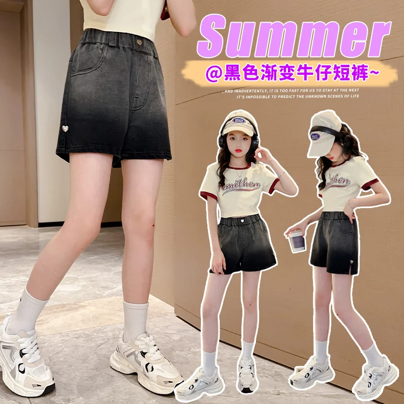 Girls Summer Jeans Heart Pattern Girls Short Jeans Newest Kid Jeans Casual Style Children Clothes 4 6 8 10 12 14 Years
Girls Summer Jeans Heart Pattern Girls Short Jeans Newest Kid Jeans Casual Style Children Clothes 4 6 8 10 12 14 Years