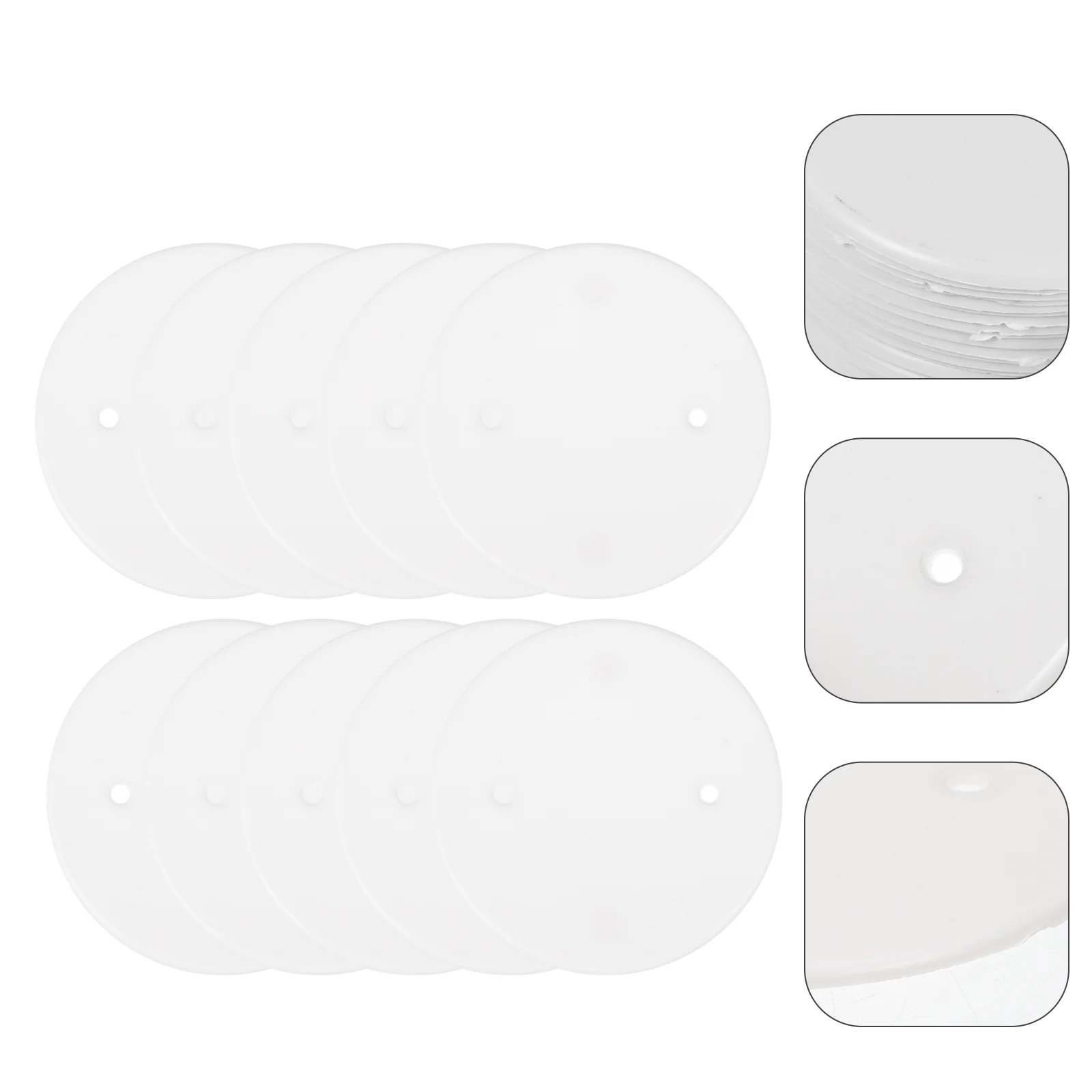 30 Pcs Wire Round Cover Outdoor Ceiling Fan Plug Covers Home Socket Electrical Panel Access for Drywall
30 Pcs Wire Round Cover Outdoor Ceiling Fan Plug Covers Home Socket Electrical Panel Access for Drywall