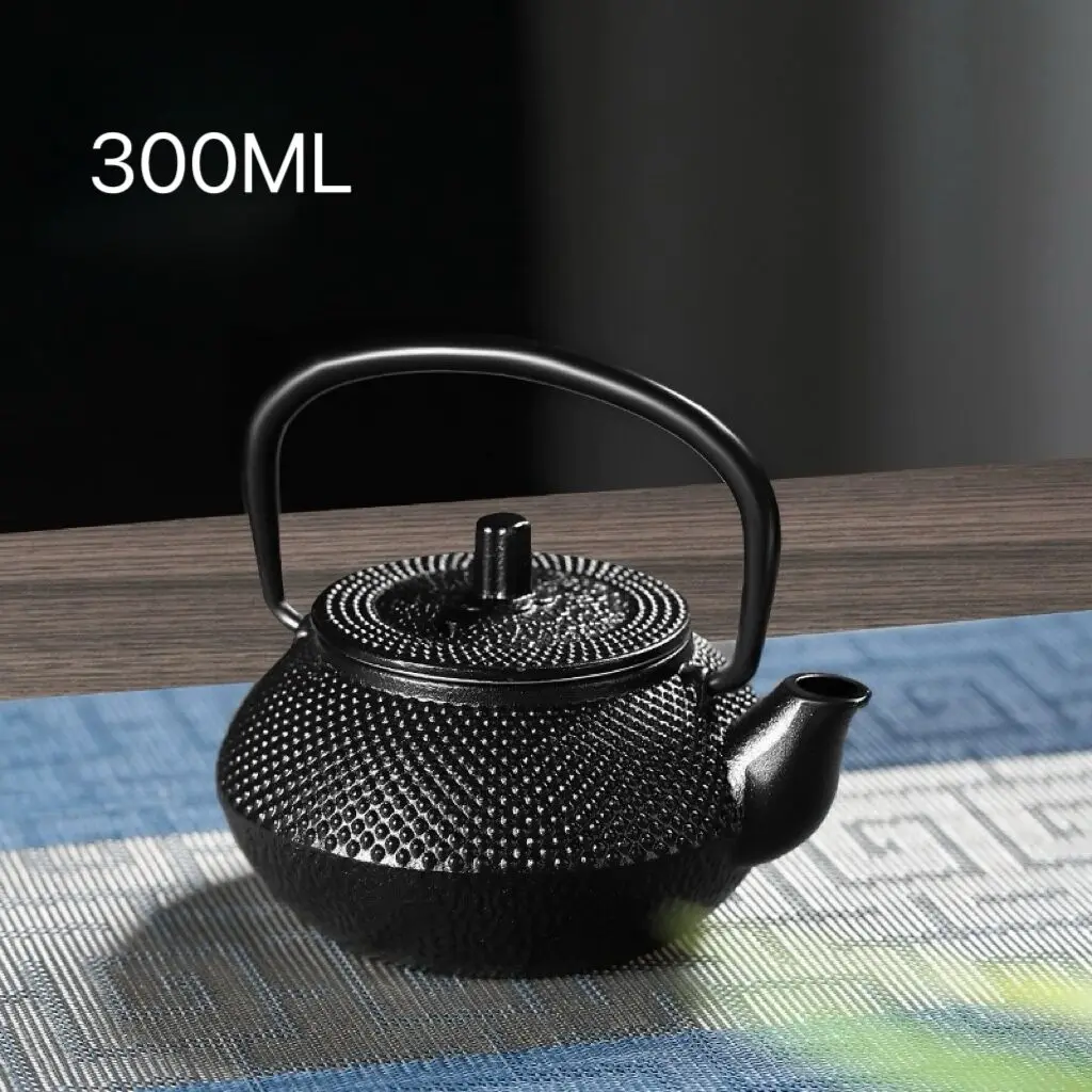 300 мл японский железный чайник с заварочным устройством из нержавеющей стали, античный чугунный чайник, чайник для кипящей воды, чай Улун
300 мл японский железный чайник с заварочным устройством из нержавеющей стали, античный чугунный чайник, чайник для кипящей воды, чай Улун