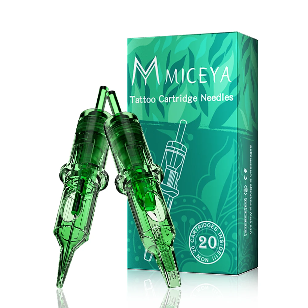 Green Pro Tattoo Cartridge Needles RL/RS/RM/M1 20Pcs Universal Tattoo & PMU Needles for Most Machines Line Shading Work Supply
Green Pro Tattoo Cartridge Needles RL/RS/RM/M1 20Pcs Universal Tattoo & PMU Needles for Most Machines Line Shading Work Supply