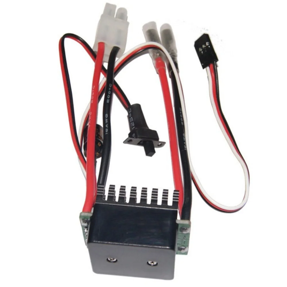 Brushed 45A ESC FATJAY Bidirectional 5.6V 2A BEC with Braking Function Electronic Speed Controller for 1/10 Car RC Boat
Brushed 45A ESC FATJAY Bidirectional 5.6V 2A BEC with Braking Function Electronic Speed Controller for 1/10 Car RC Boat