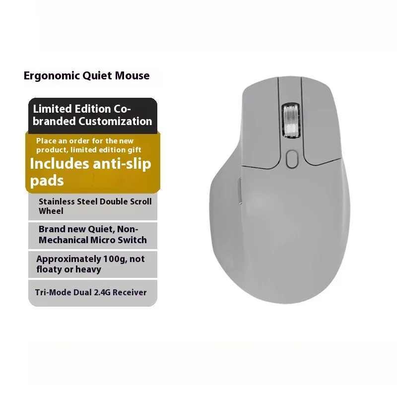 M6 Wireless Mouse Customization Bluetooth 2.4GHz Three-mode Connection 26000dpi Medium and Large FPS for Computer Game Office
M6 Wireless Mouse Customization Bluetooth 2.4GHz Three-mode Connection 26000dpi Medium and Large FPS for Computer Game Office