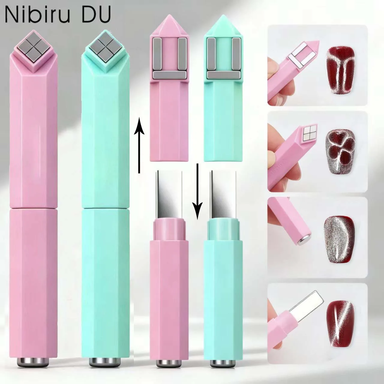 4 в 1, многофункциональные сильные магнитные инструменты для дизайна ногтей для эффекта кошачьего глаза, 3D четырехлистный клеверный узор, гель-лак для маникюра 
4 в 1, многофункциональные сильные магнитные инструменты для дизайна ногтей для эффекта кошачьего глаза, 3D четырехлистный клеверный узор, гель-лак для маникюра