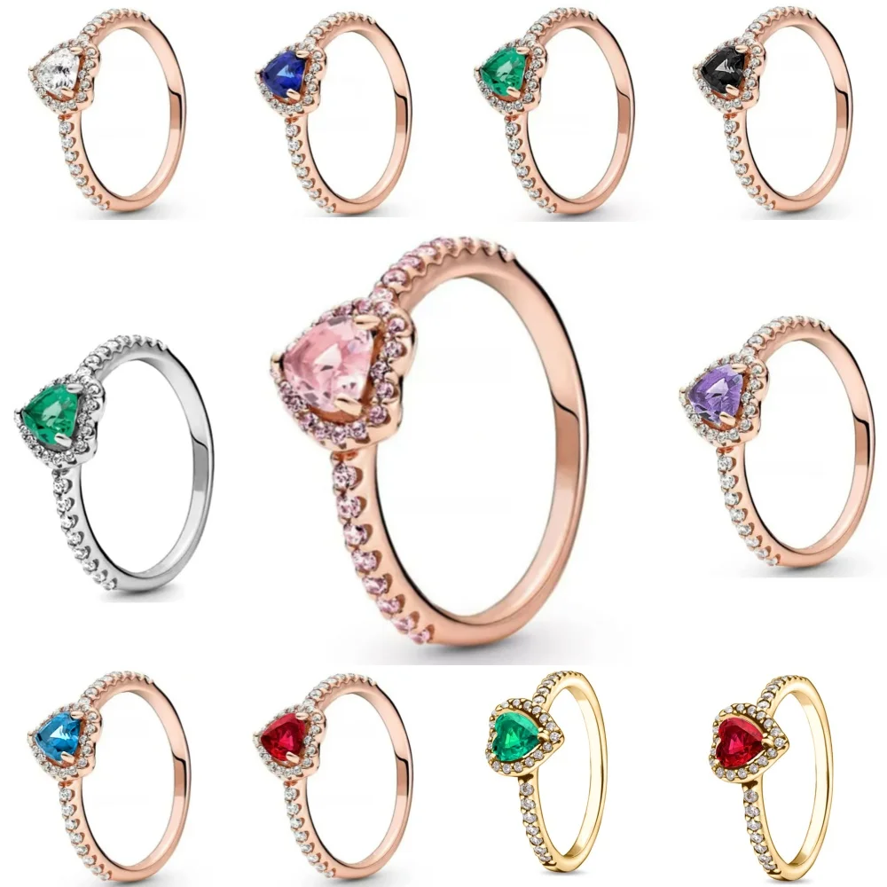 Hot Selling 925 Silver Pink,Green,Blue Heart-Shaped Ring Suitable for Exquisite High-Quality Beads for Women at Wedding Parties
Hot Selling 925 Silver Pink,Green,Blue Heart-Shaped Ring Suitable for Exquisite High-Quality Beads for Women at Wedding Parties