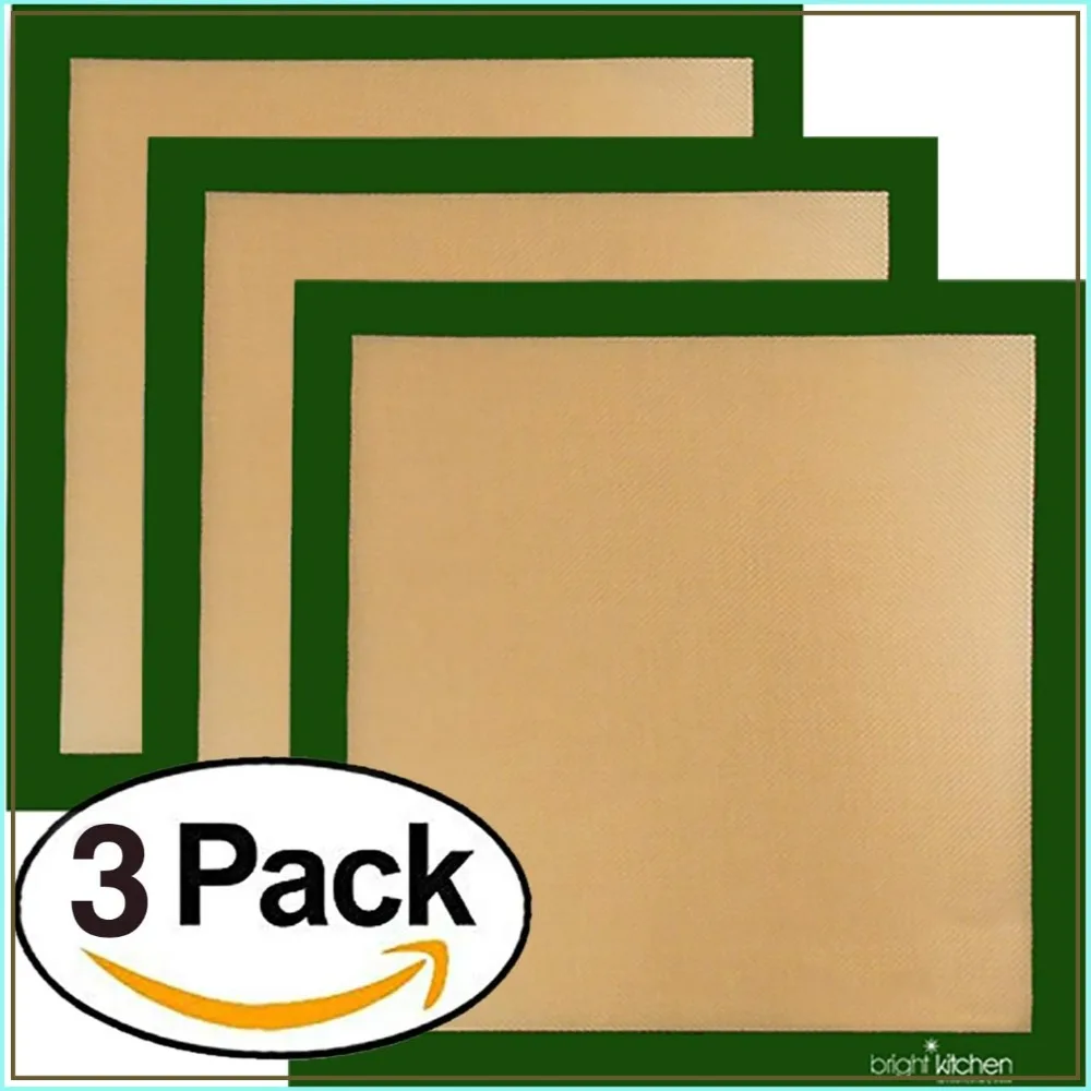 3-Pack 14x14 Non-Stick Silicone Dehydrator Sheets for Excalibur, Reusable Baking Mats
3-Pack 14x14 Non-Stick Silicone Dehydrator Sheets for Excalibur, Reusable Baking Mats