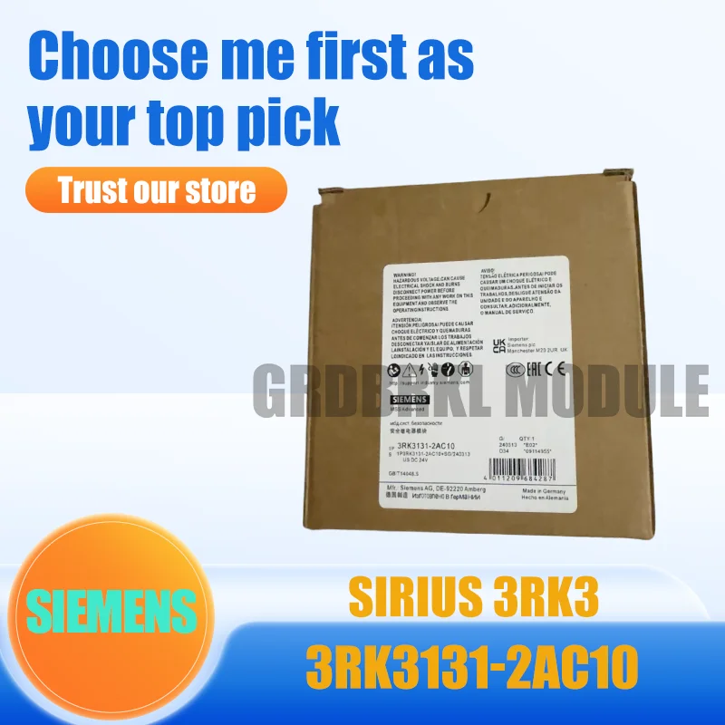 New Original SIEMENS 3RK3131-2AC10 3RK3111-2AA10 SIRIUS 3RK3 Modular Safety Controller
New Original SIEMENS 3RK3131-2AC10 3RK3111-2AA10 SIRIUS 3RK3 Modular Safety Controller