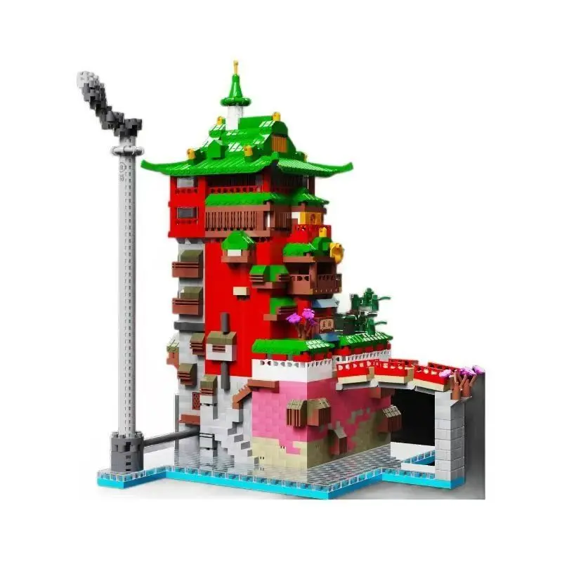 Spirited Away Yubaba Aburaya Bathhouse Building Blocks Model Hot Spring Villa Architecture DIY Assemble Puzzle Anime Collectible
Spirited Away Yubaba Aburaya Bathhouse Building Blocks Model Hot Spring Villa Architecture DIY Assemble Puzzle Anime Collectible