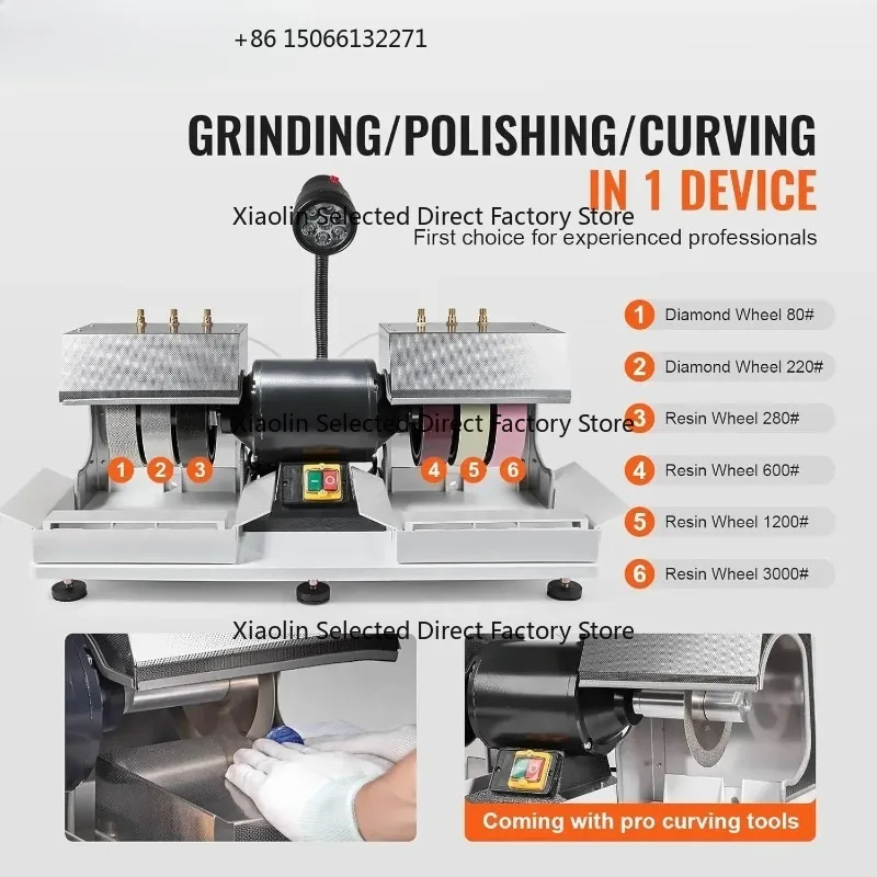 Hot Machine 6" 1/4HP 1800rpm Efficient Lapidary Rock Grinder Polisher With Lamp & Water Pump Gem Faceting Machine
Hot Machine 6" 1/4HP 1800rpm Efficient Lapidary Rock Grinder Polisher With Lamp & Water Pump Gem Faceting Machine