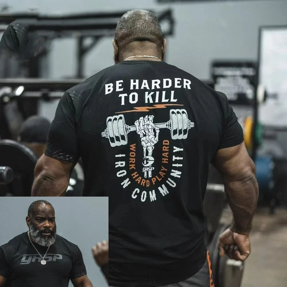 Fitness Sports Short-sleeved Men's Muscle-shaped Heavy Top Training Clothes American Men's Summer Casual Large Size Loose
Fitness Sports Short-sleeved Men's Muscle-shaped Heavy Top Training Clothes American Men's Summer Casual Large Size Loose