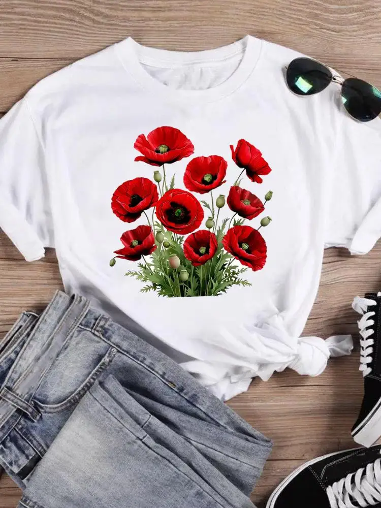 watercolor flower style Women Shirt Stylish Tee Graphic T Top Print Short Sleeve T-shirts Fashion Lady Female T-Shirt
watercolor flower style Women Shirt Stylish Tee Graphic T Top Print Short Sleeve T-shirts Fashion Lady Female T-Shirt