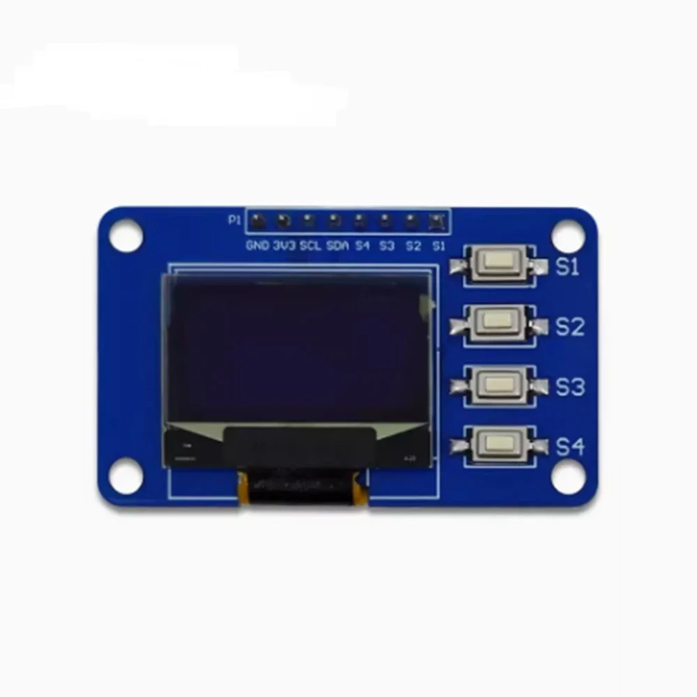 0.96 inch OLED display module 12864 screen module with matrix and 4 key keyboards IIC SSD1306 driver
0.96 inch OLED display module 12864 screen module with matrix and 4 key keyboards IIC SSD1306 driver