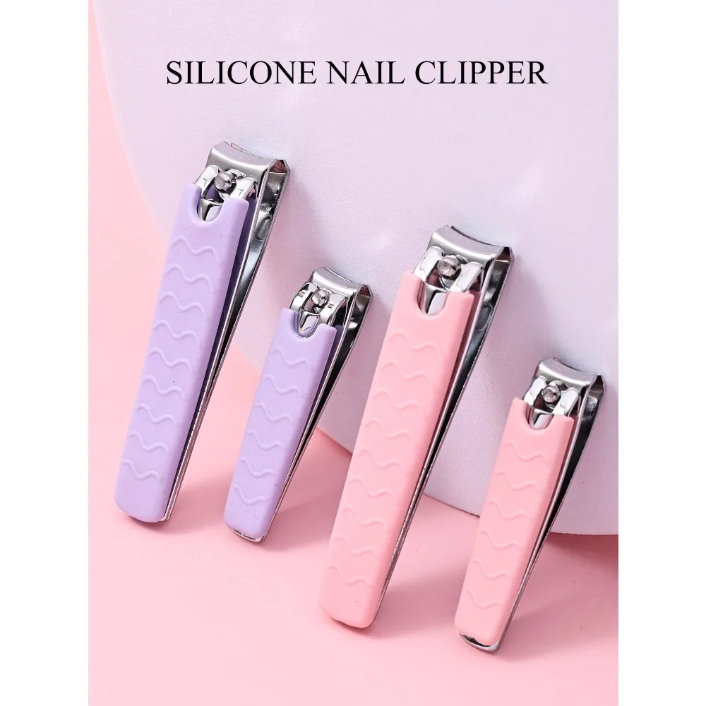 4pcs/Set Professional Manicure Set - High Quality Stainless Steel Sharp Nail Clippers With Soft Silicone Handles, Nail Care Tools, Nail Trimmer For Fingers, Thick Nails, Toes, Portable, Travel, Affordable, Gift For Women, Mother's Day Gift
4pcs/Set Professional Manicure Set - High Quality Stainless Steel Sharp Nail Clippers With Soft Silicone Handles, Nail Care Tools, Nail Trimmer For Fingers, Thick Nails, Toes, Portable, Travel, Affordable, Gift For Women, Mother's Day Gift