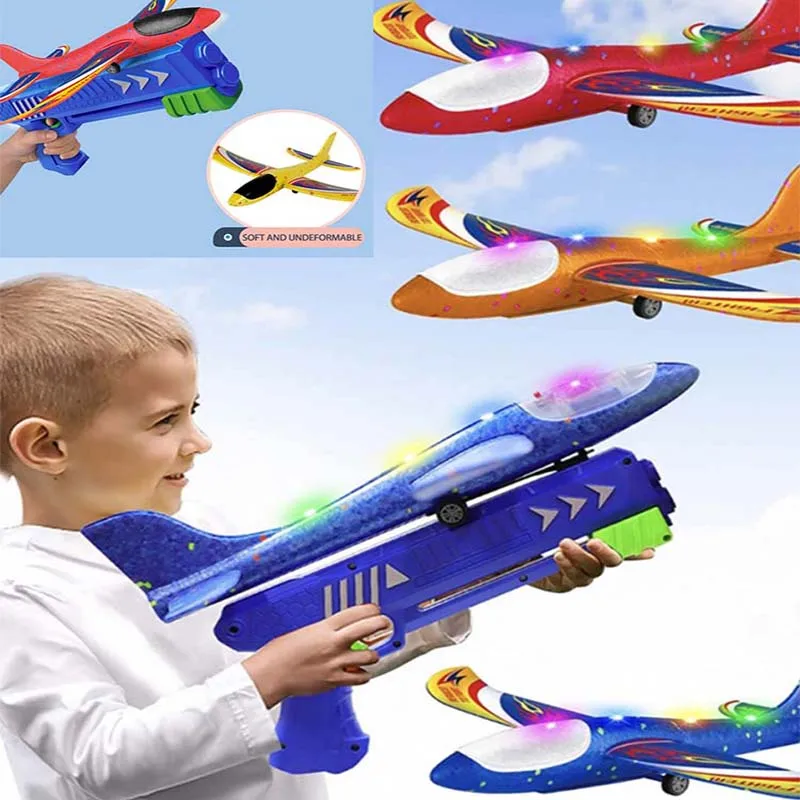 New Airplane Launcher Bubble Catapult With Plane Toy Funny Airplane Toys For Kids Plane Catapult Shooting Game Birthday Gift
New Airplane Launcher Bubble Catapult With Plane Toy Funny Airplane Toys For Kids Plane Catapult Shooting Game Birthday Gift