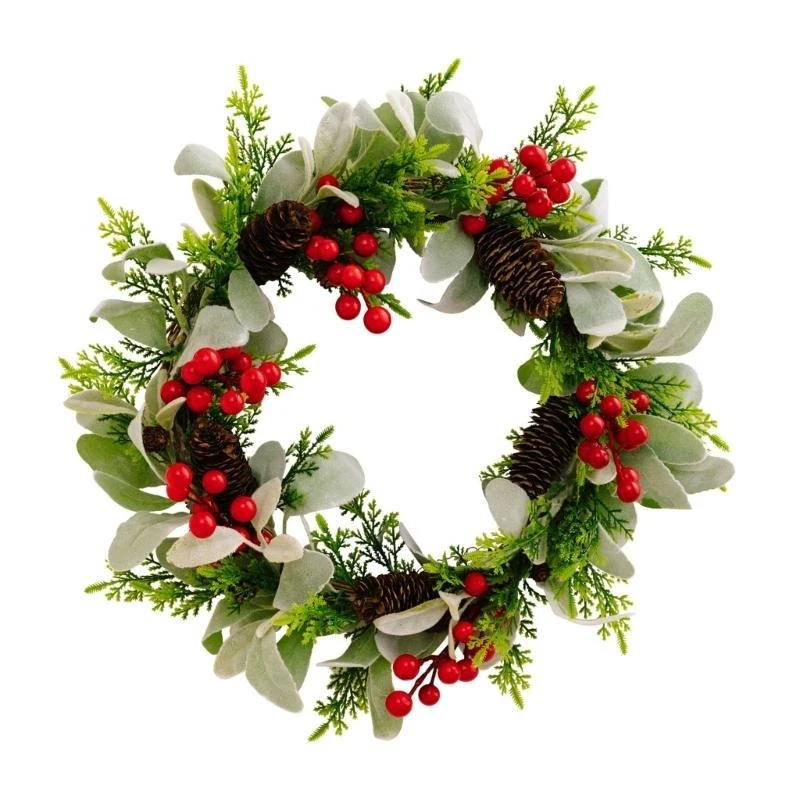 17Inch Handmade Christmas Wreath with Red Berries Pinecones Winter Wreaths Decor 15UB
17Inch Handmade Christmas Wreath with Red Berries Pinecones Winter Wreaths Decor 15UB
