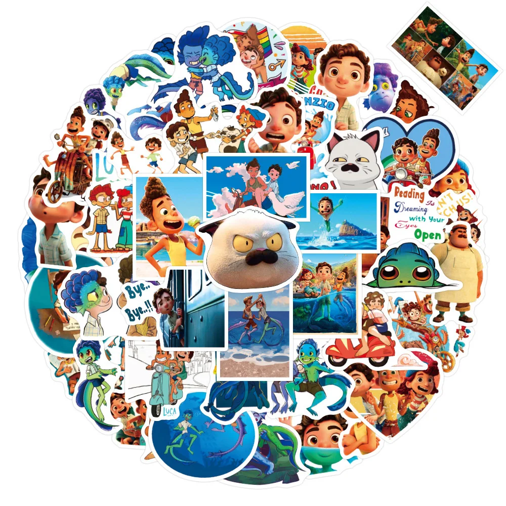 10/30/50PCS Disney Movie Luca Stickers Anime Waterproof DIY Laptop Stationery Luggage Vinyl Cute Kids Cartoon Sticker Toys Gifts
10/30/50PCS Disney Movie Luca Stickers Anime Waterproof DIY Laptop Stationery Luggage Vinyl Cute Kids Cartoon Sticker Toys Gifts