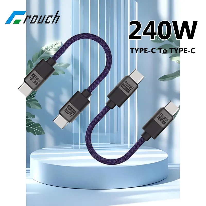 Короткий кабель типа C, 240 Вт, тип C к кабелю для быстрой зарядки, кабель Power Bank для iphone 15 Samsung Xiaomi, кабель двойного типа C
Короткий кабель типа C, 240 Вт, тип C к кабелю для быстрой зарядки, кабель Power Bank для iphone 15 Samsung Xiaomi, кабель двойного типа C