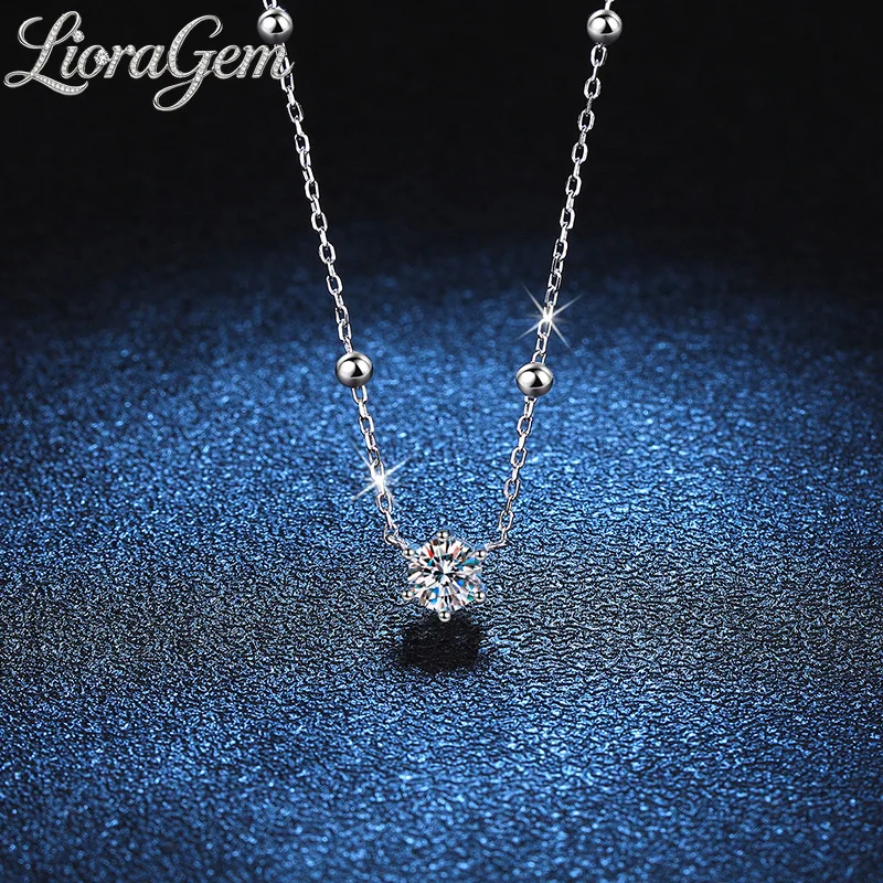 LioraGem Gypsophila Pendant Moissanite Necklace for Women, Six-prong D Color Moissanite Diamond Necklace Platinum PT950 Stamp
LioraGem Gypsophila Pendant Moissanite Necklace for Women, Six-prong D Color Moissanite Diamond Necklace Platinum PT950 Stamp