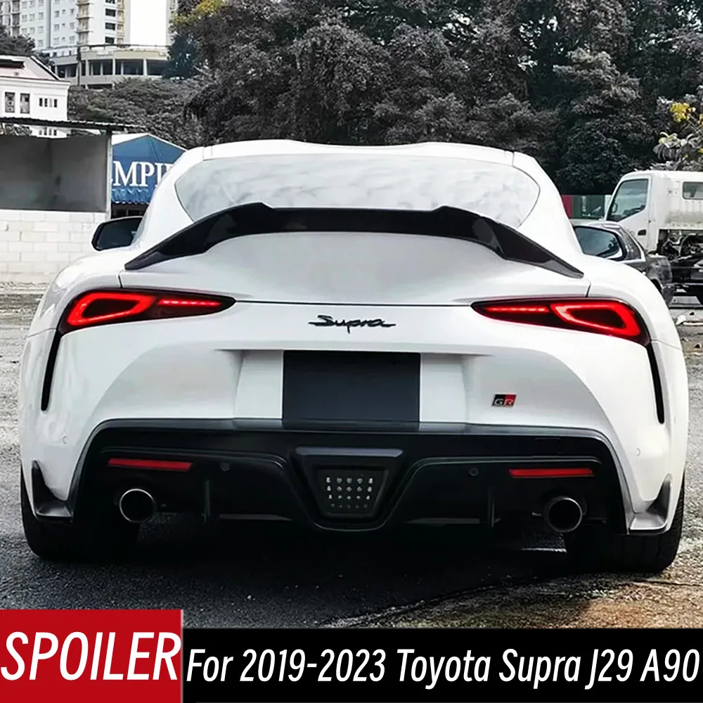 For Toyota Supra J29 A90 2019 20 21 22 23 Rear Trunk Lid Boot Ducktail Lip Spoiler Wing Car Black Carbon Tuning Accessories Part
For Toyota Supra J29 A90 2019 20 21 22 23 Rear Trunk Lid Boot Ducktail Lip Spoiler Wing Car Black Carbon Tuning Accessories Part