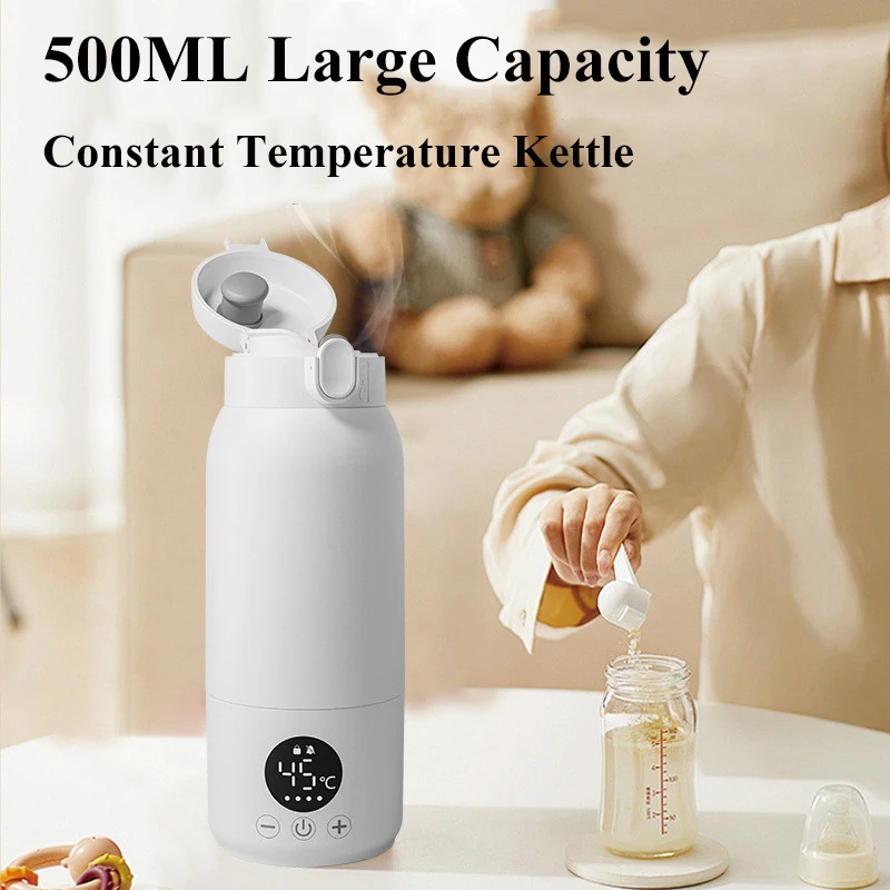 Portable Baby Milk Bottles Warmer 500ML Hot Water Bottle Heated for Newborn Travel Wireless Heating Cup Thermos&Heater for Baby
Portable Baby Milk Bottles Warmer 500ML Hot Water Bottle Heated for Newborn Travel Wireless Heating Cup Thermos&Heater for Baby