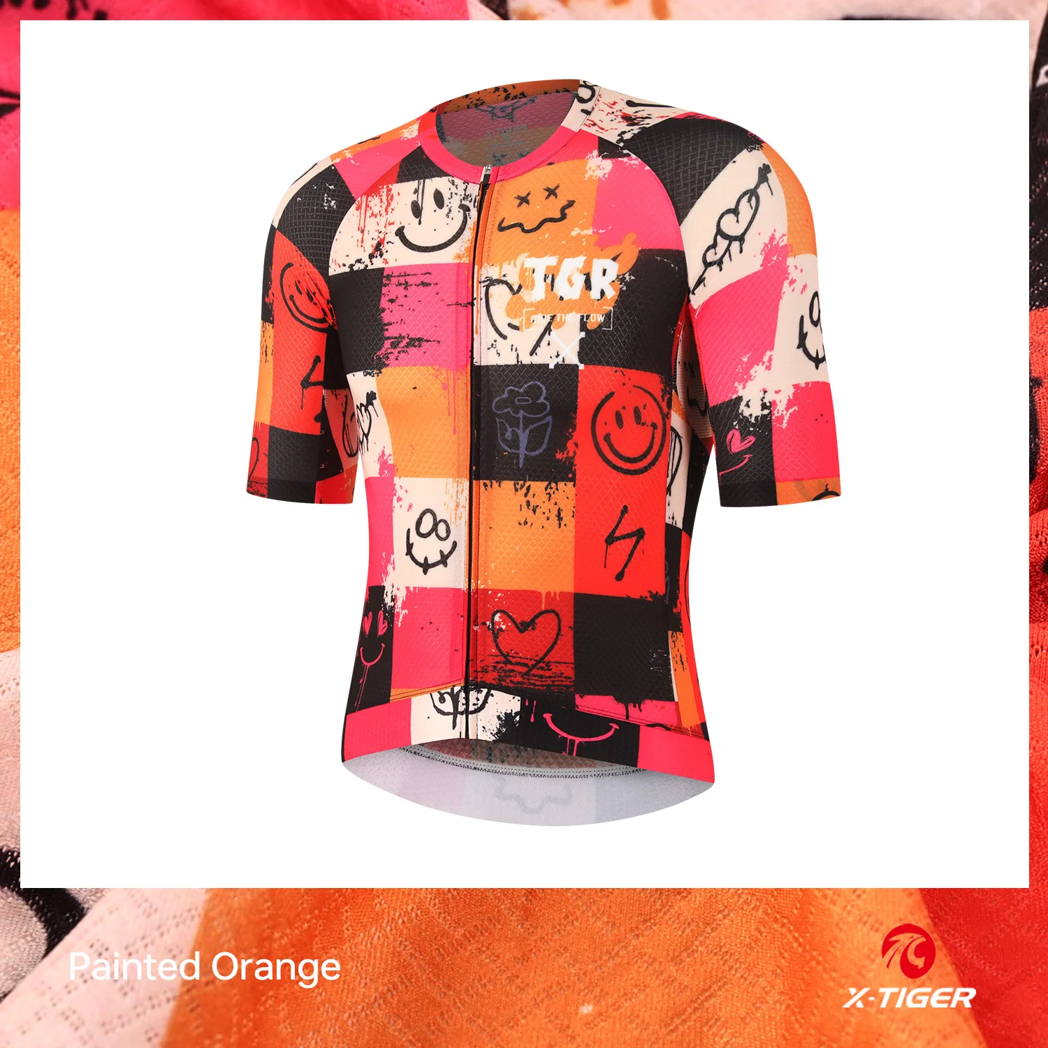 X-TIGER Cycling Jersey Men UV Protection Street Graffiti Trendy Style Slim Fit Summer Short Sleeve Biking Jersey For Young Man
X-TIGER Cycling Jersey Men UV Protection Street Graffiti Trendy Style Slim Fit Summer Short Sleeve Biking Jersey For Young Man