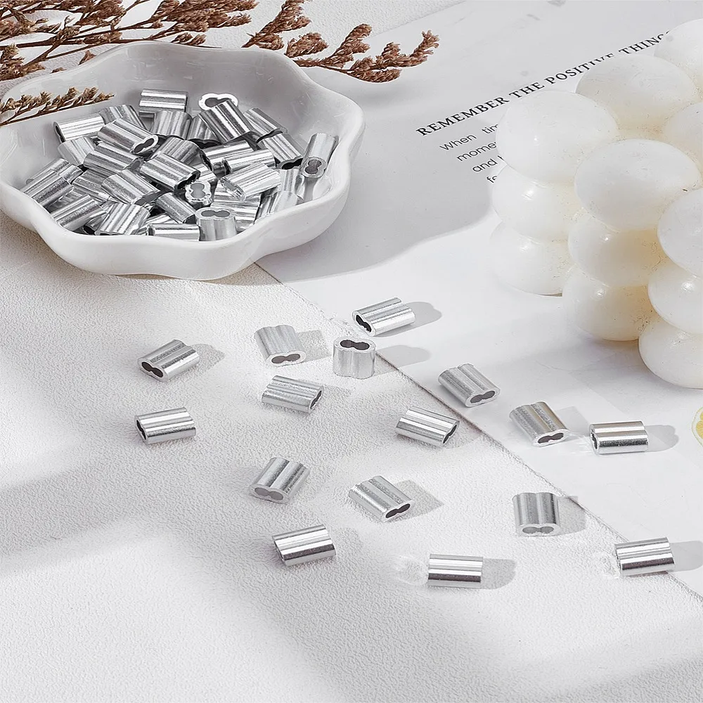 150Pcs DIN6063 Aluminum Slide Charms Slider Beads for Leather Cord Bracelets Making Raw(Unplated) 9x7.2x4.9mm Hole: 1.2x5mm
150Pcs DIN6063 Aluminum Slide Charms Slider Beads for Leather Cord Bracelets Making Raw(Unplated) 9x7.2x4.9mm Hole: 1.2x5mm