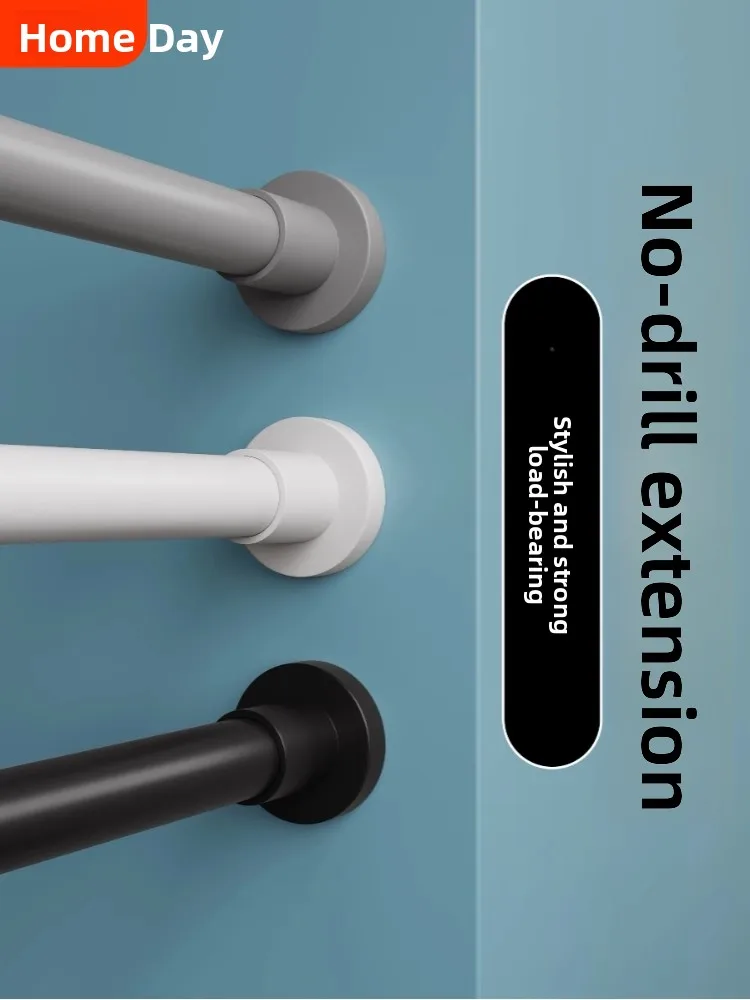 No-Drill Adjustable Rod Batoom Curtain Rod Clothes Drng Rod Wardrobe Hanging Rod ower Curtain Rod Straight Bar ape
No-Drill Adjustable Rod Batoom Curtain Rod Clothes Drng Rod Wardrobe Hanging Rod ower Curtain Rod Straight Bar ape