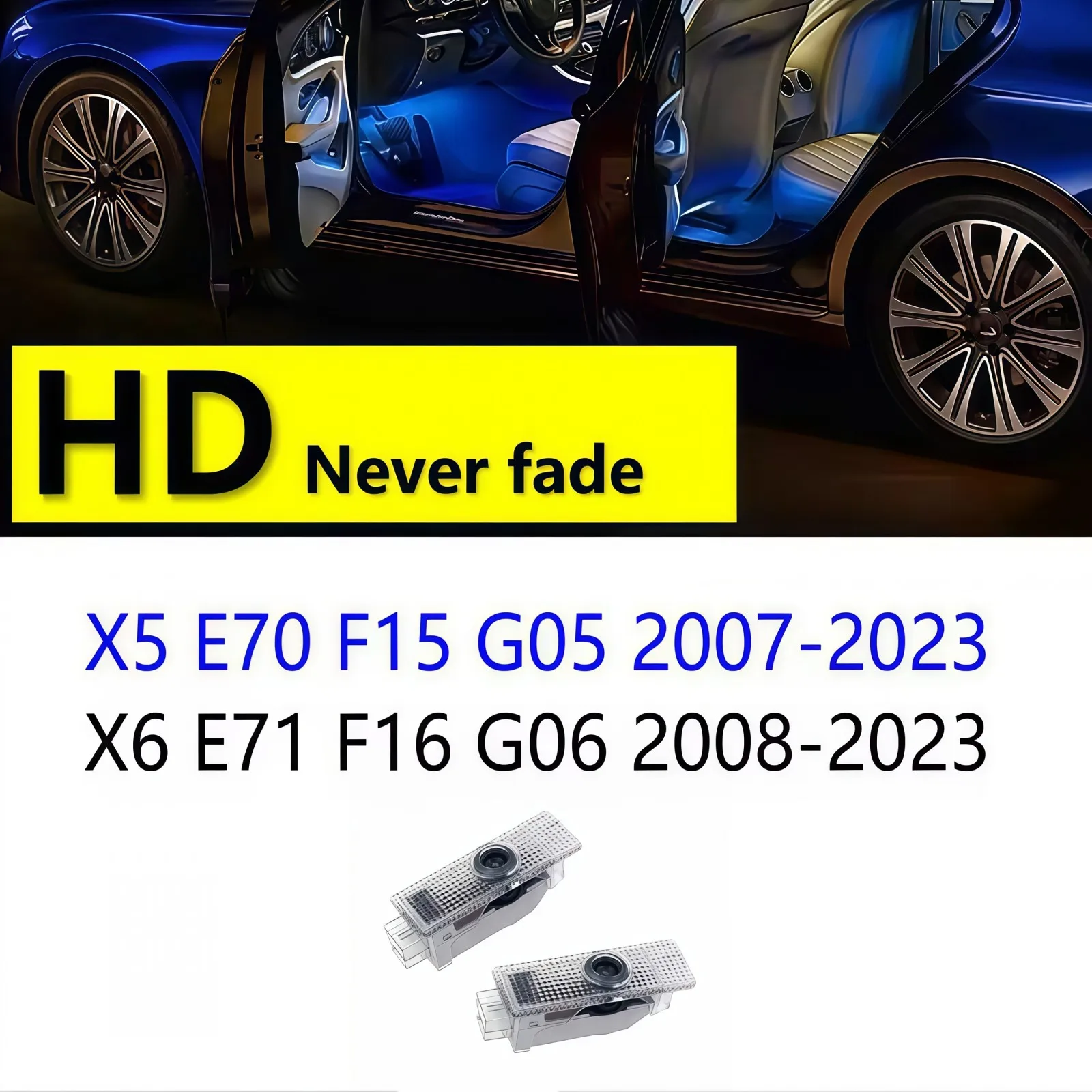 HD 2 For BMW Led Car Door Projector Welcome Light M X5 E70 F15 G05 2007-2023 X6 E71 F16 G06 2008-2023 2022 2021 2020 Accessories
HD 2 For BMW Led Car Door Projector Welcome Light M X5 E70 F15 G05 2007-2023 X6 E71 F16 G06 2008-2023 2022 2021 2020 Accessories