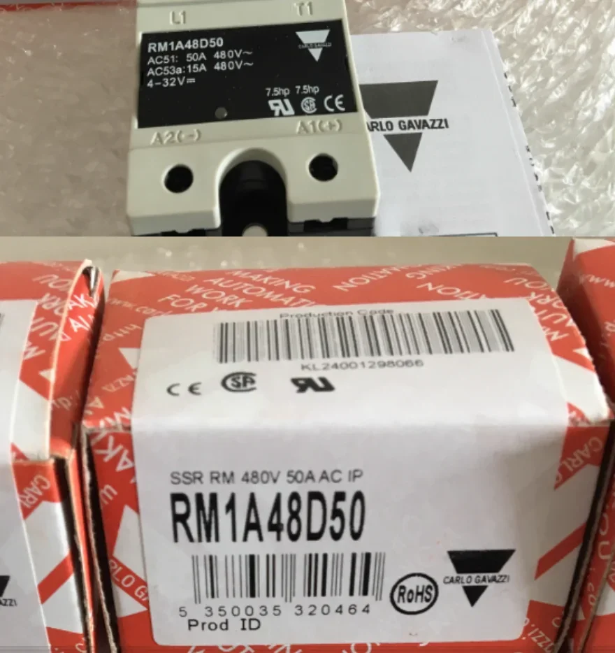 New original carlo Relay RM1A48D100 RM1A48D50S18 RM1A48D50
New original carlo Relay RM1A48D100 RM1A48D50S18 RM1A48D50