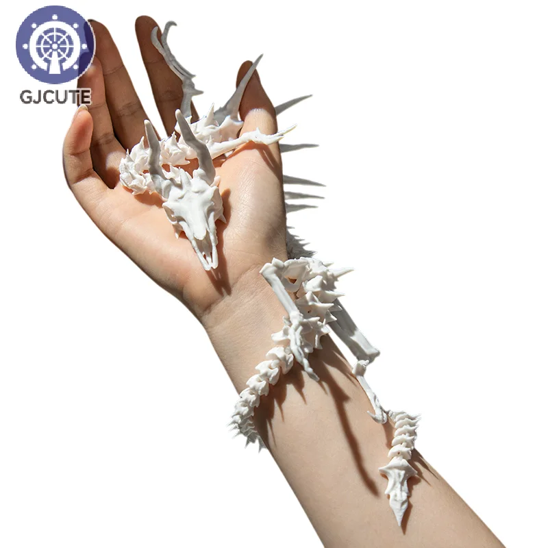 3D Printed Dragon Skeleton Model Full Body Movable Joint Skull Dragon Ornaments Creative Desktop Decoration Collection Gifts
3D Printed Dragon Skeleton Model Full Body Movable Joint Skull Dragon Ornaments Creative Desktop Decoration Collection Gifts