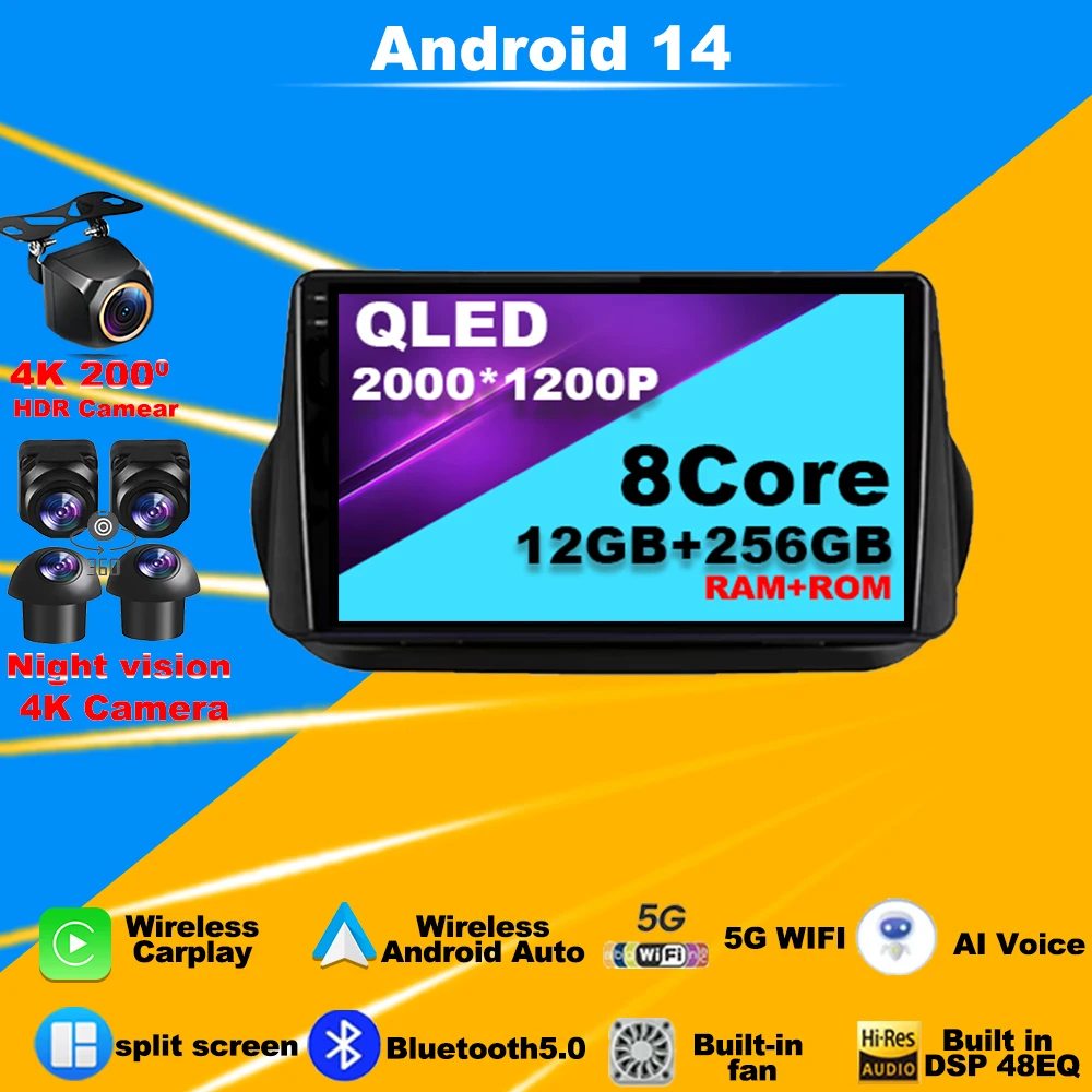 Android 14 Car Radio Carplay For Fiat Fiorino Qubo For Citroen Nemo For Peugeot Bipper 20 Multimedia Video GPS Navigation stereo
Android 14 Car Radio Carplay For Fiat Fiorino Qubo For Citroen Nemo For Peugeot Bipper 20 Multimedia Video GPS Navigation stereo