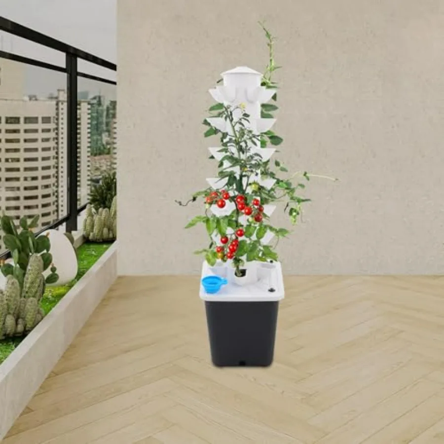 7-Tier Hydroponic Growing Tower 35 Holes Indoor Gardening System with Brushless Pump 2.64Gal Tank Vertical Hydroponics for Herb
7-Tier Hydroponic Growing Tower 35 Holes Indoor Gardening System with Brushless Pump 2.64Gal Tank Vertical Hydroponics for Herb