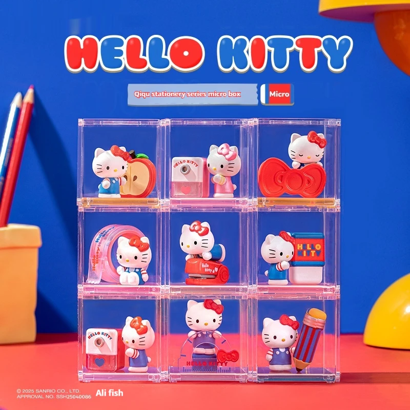 New Sanrio Hellokitty Fun Stationery Series Micro Box Blind Box Toy Desktop Ornament Anime Cartoon Hellokitty Doll For Girl Gift
New Sanrio Hellokitty Fun Stationery Series Micro Box Blind Box Toy Desktop Ornament Anime Cartoon Hellokitty Doll For Girl Gift