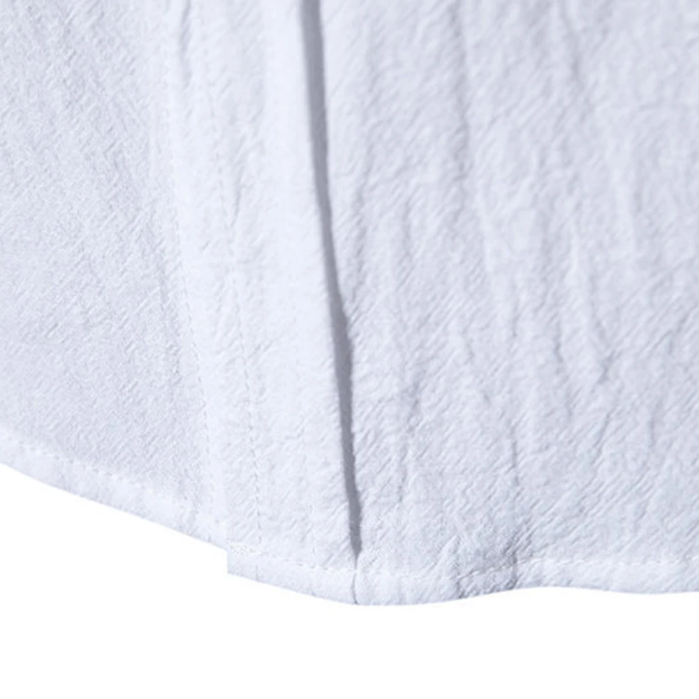 Men Retro Collarless Casual Formal Informal Grandad Long Sleeve Cotton Shirt Top Stand Collar Loose Fit Fashion Blouse White
Men Retro Collarless Casual Formal Informal Grandad Long Sleeve Cotton Shirt Top Stand Collar Loose Fit Fashion Blouse White