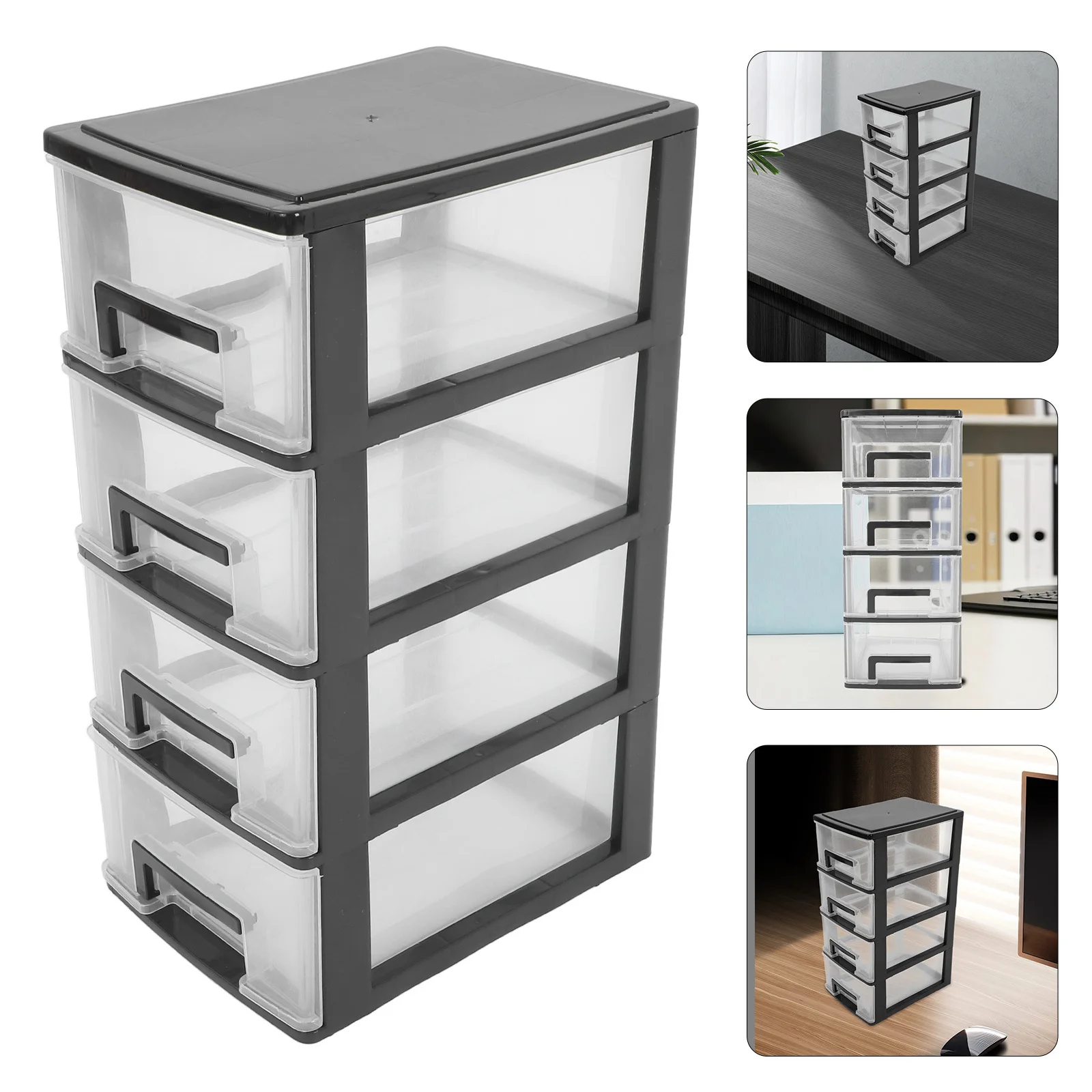 Drawer Type Storage Box Four-Layer Plastic Organizer For Office Study Room Desktop Sundries Holder Transparent
Drawer Type Storage Box Four-Layer Plastic Organizer For Office Study Room Desktop Sundries Holder Transparent