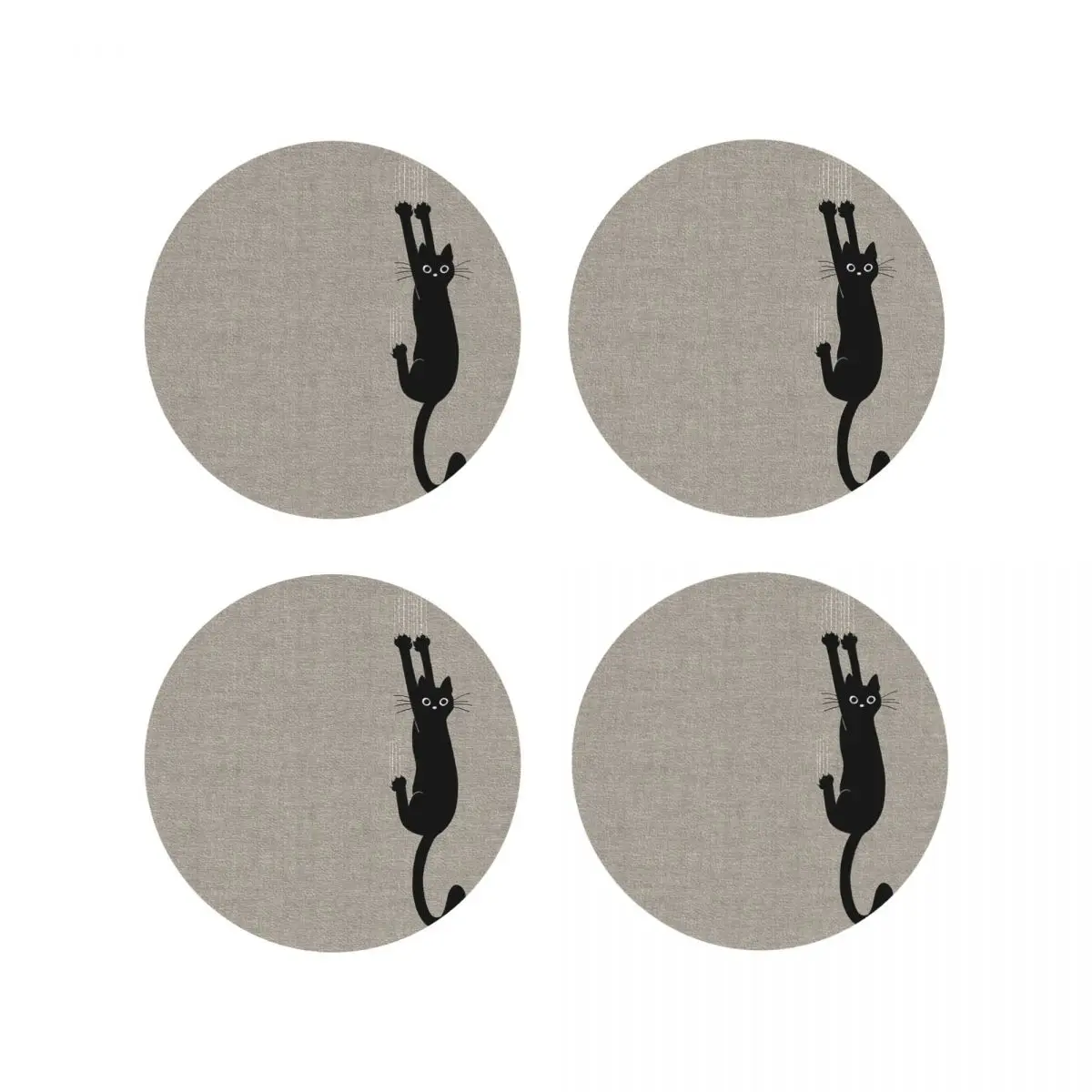 Черный кот, держащие подставки, кухонные салфетки, нескользящие изоляционные коврики для чашек, кофейных ковриков для декора, домашняя посуда, подушечки, набор из 4 шт.
Черный кот, держащие подставки, кухонные салфетки, нескользящие изоляционные коврики для чашек, кофейных ковриков для декора, домашняя посуда, подушечки, набор из 4 шт.