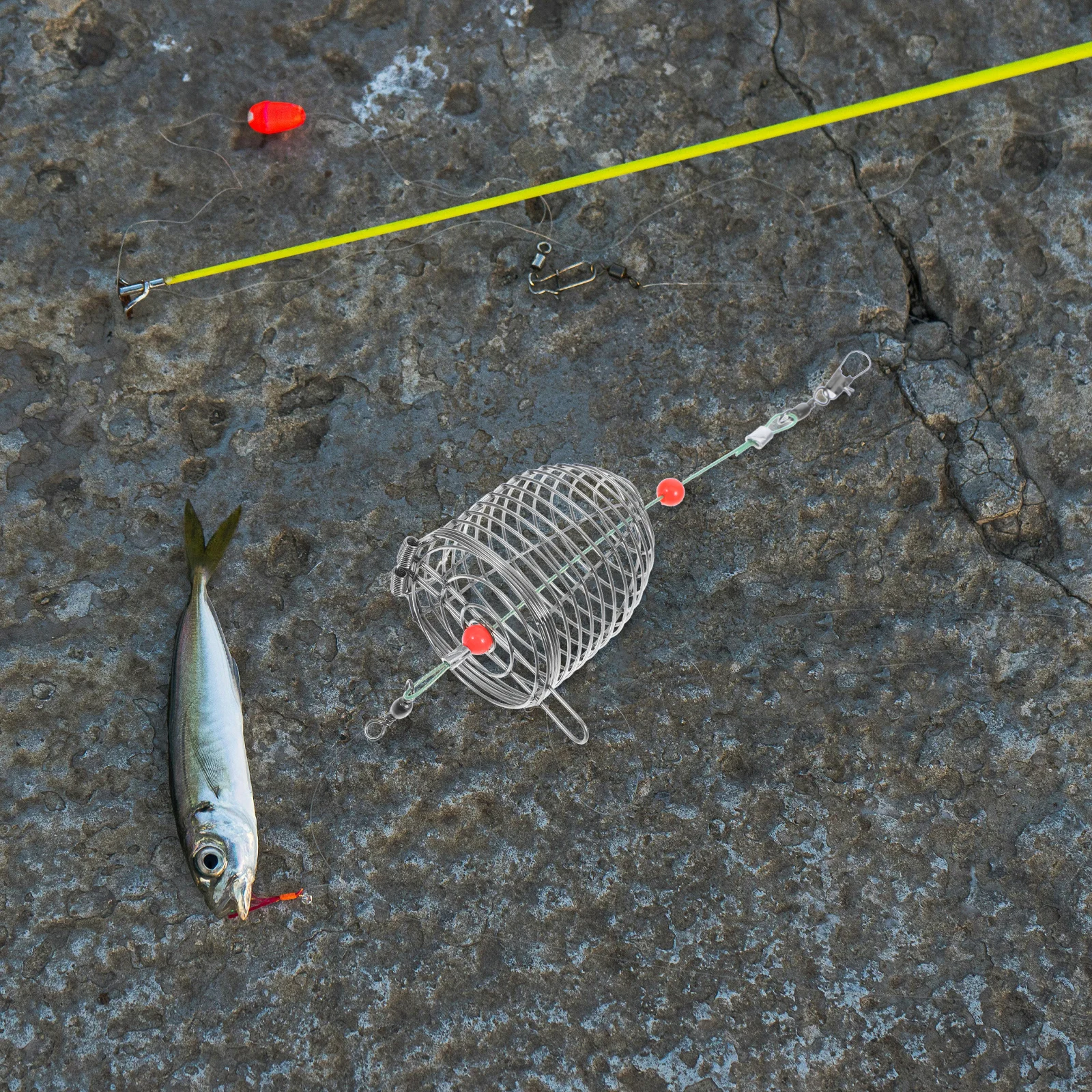 10 pcs Fish Bait Cage Metal Lure Basket Tackle Crayfish Feeder Trap Durable Long Life Lightweight Practical Fishing Supplies
10 pcs Fish Bait Cage Metal Lure Basket Tackle Crayfish Feeder Trap Durable Long Life Lightweight Practical Fishing Supplies