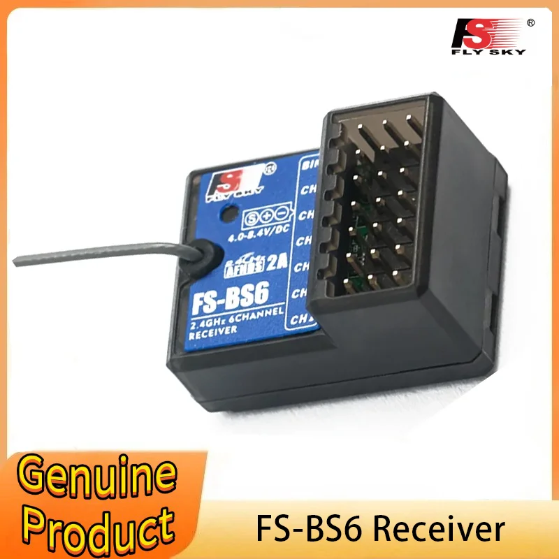 FlySky FS-BS6 Receiver 2.4Ghz 6CH AFHDS2 for FlySky FS-GT5 FS-IT4S Transmitter RC Car Boat
FlySky FS-BS6 Receiver 2.4Ghz 6CH AFHDS2 for FlySky FS-GT5 FS-IT4S Transmitter RC Car Boat